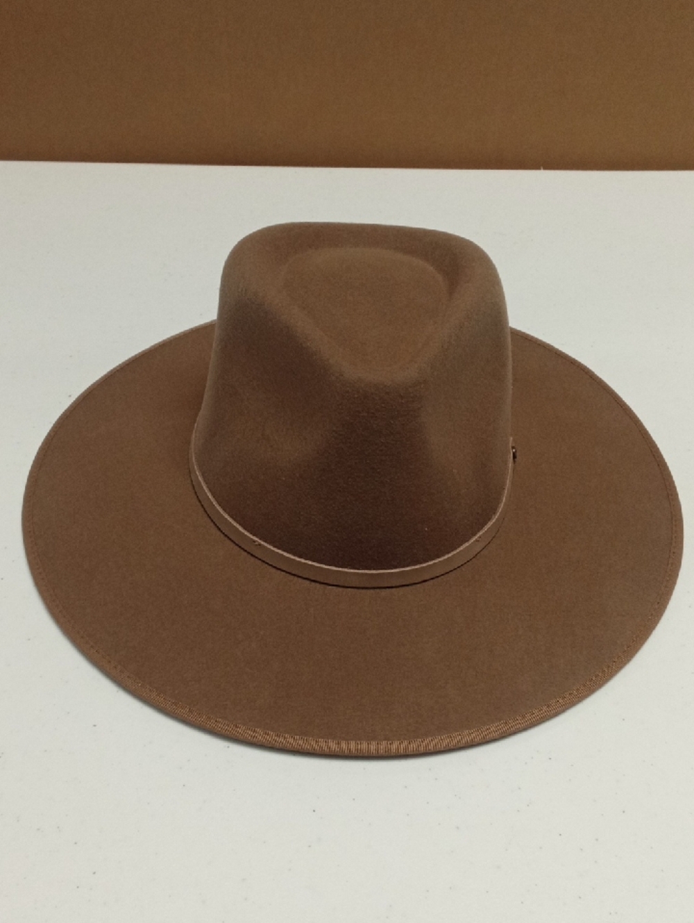 WILL+BEAR Andy Oak Stylish Brown Wide-Brim Wool Women's Hat